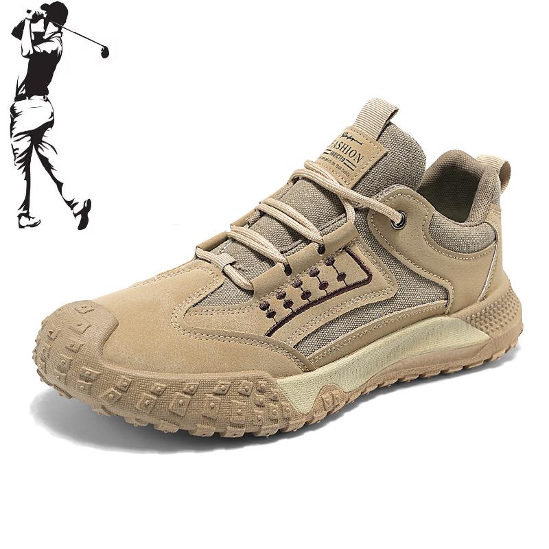 Golf Shoes Men's Outdoor Comfortable Golf Training Shoes Mesh Breathable Casual Walking Shoes Fitness Running