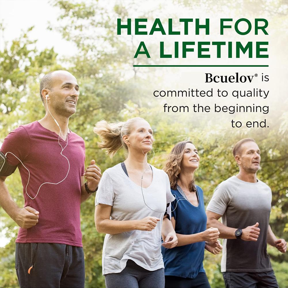 Bcuelov Cholesterol Cleanse Supplement, Red Yeast Rice, Phytosterols, CoQ10 Niacin, 120 Capsules