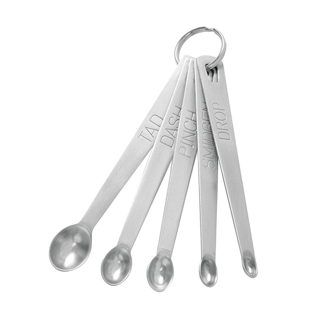 Buy 5PCS Measuring Spoons Baking Stainless Steel Multifunctional
