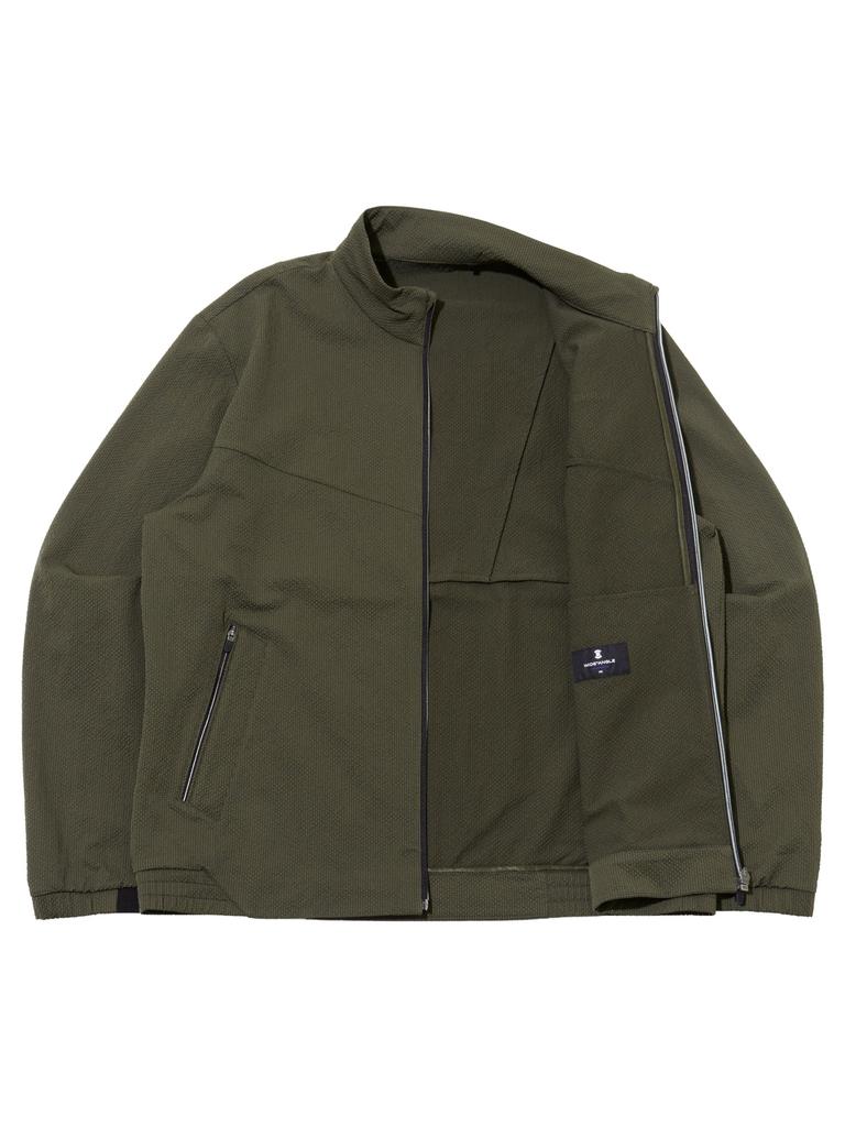 Wideangle Co Transitional Seersucker Jacket M_Khaki