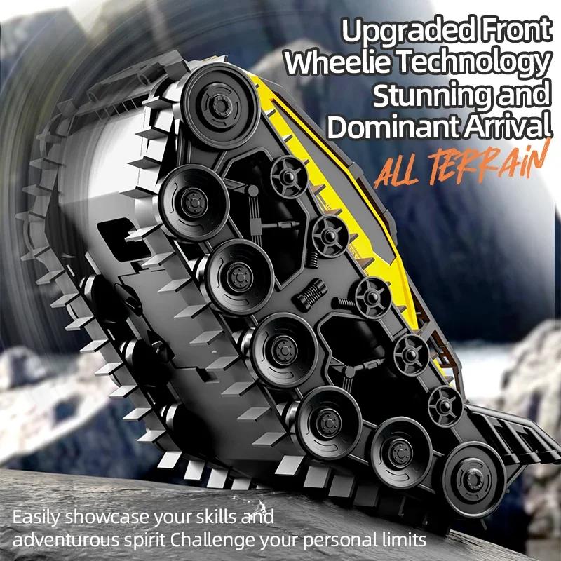 JJRC Q183 RC Tank Amphibious Vehicle Remote Control Tracked Tank Armored RC Cars Toys for Children Watch Sensing Tanks Car Gifts