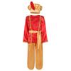 Kostým Aladina pro děti z polyesterové látky pro jevištní představení a halloweenský cosplay