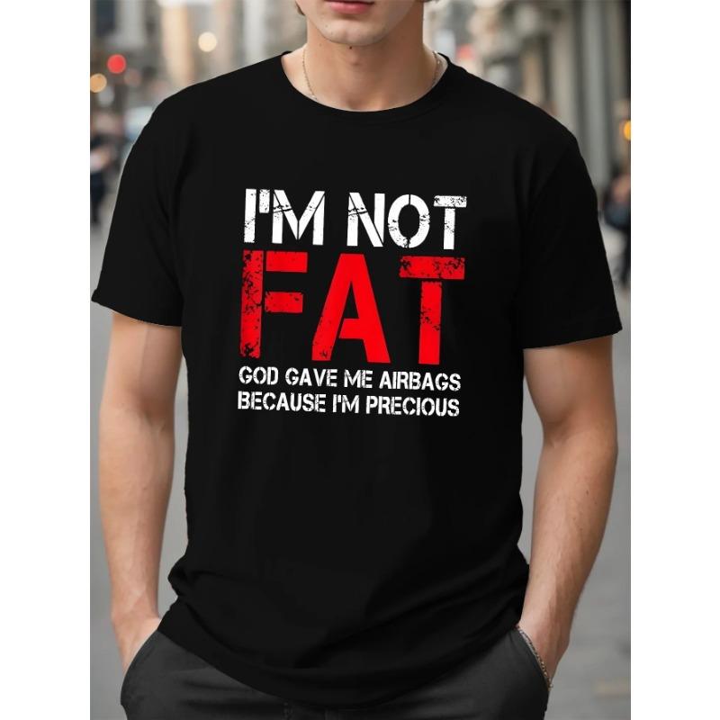 Men's Fashion Round-neck T-shirt, Polyester Fiber Round-neck T-shirt, Summer Loose and Breathable Short-sleeved Sweatshirt