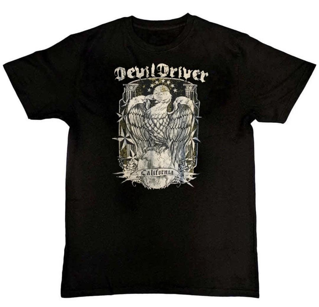 Винтажная мужская футболка DevilDriver - Калифорнийская группа S