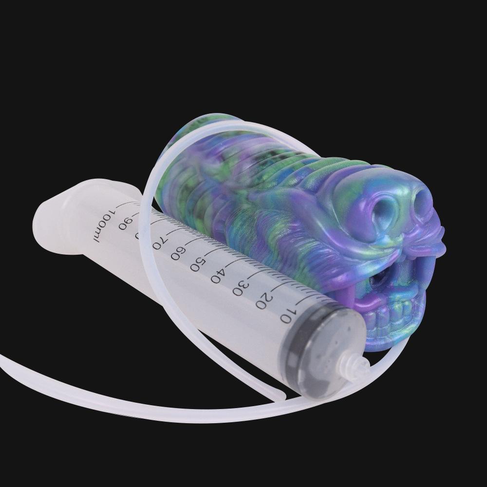 Squirt Masturbation Cup Silicone Masturbator Men's Penis Training Adult Gay Sex Toys for Men Doll Pussy Sucking Blowjob