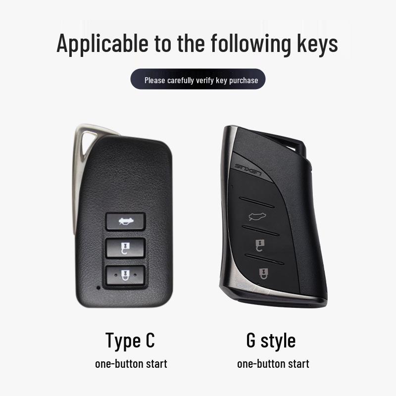 Lexus Key Case for ES200/ES300h/RX300/RX350h/NX260 - Shell Buckle for Men
