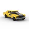 Vintage American Muscle Car MOC Bricks Creative 8-Grid Model DIY Puzzle Educational Toy For Adults
