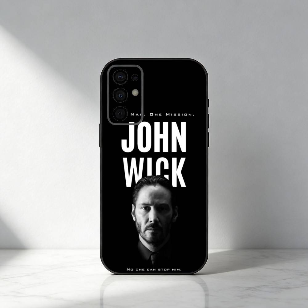 Movie John-Wick Phone Case For Samsung S25,S24,S21,S22,S23,S30,Ultra,S20,Plus,Fe,Note,5G Black Cover