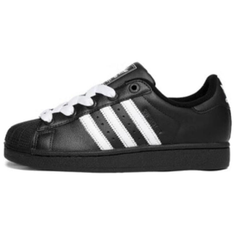 

Adidas Originals SUPERSTAR Abrasion Resistant Low Top Kids Lifestyle Shoes Black White Kids Sneakers JI0216 40 черный белый