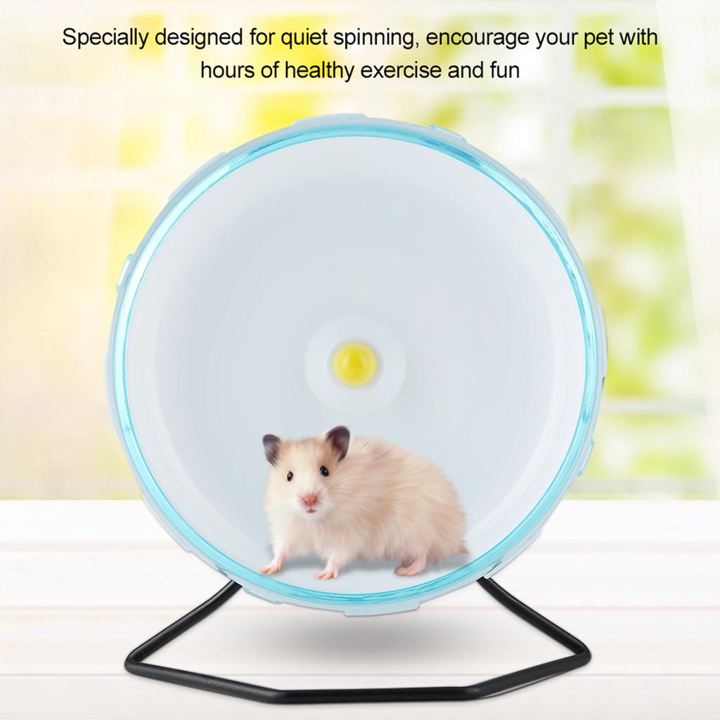 Pet Mouse Silent Running Spinner Exercise Wheel Toy for Rodents Mice Hamster