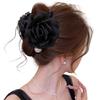 Flower Hair Clip Slip Resistant Design Lightweight Hairpin For Women Girls Soft Feel Wear