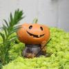 Pumpkin Decorations Miniature Pumpkin Garden Statues Figurines Resin Statue Miniatures Sculpture Halloween Decorations For Home