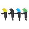 50Pcs 4L/8L/16L Flag Dripper 1/4" Barbed Steady Flow Micro Drip Irrigation Emitter Garden Bonsai Plants Flower Watering Dripper