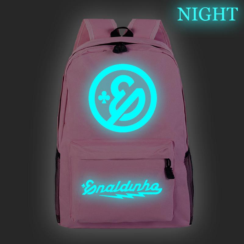 Starry Sky Luminous Backpack Oxford Cloth Men's Printedbackpack Korean Version of Primary and Secondary School Students Large-capacity Casual Backpack