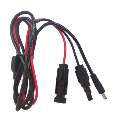 Conectores de Cabo Solar Macho para 8mm Macho e Fêmea Cabo 16AWG Plugue Solar Fotovoltaico para 5.5x2.1mm para Solar