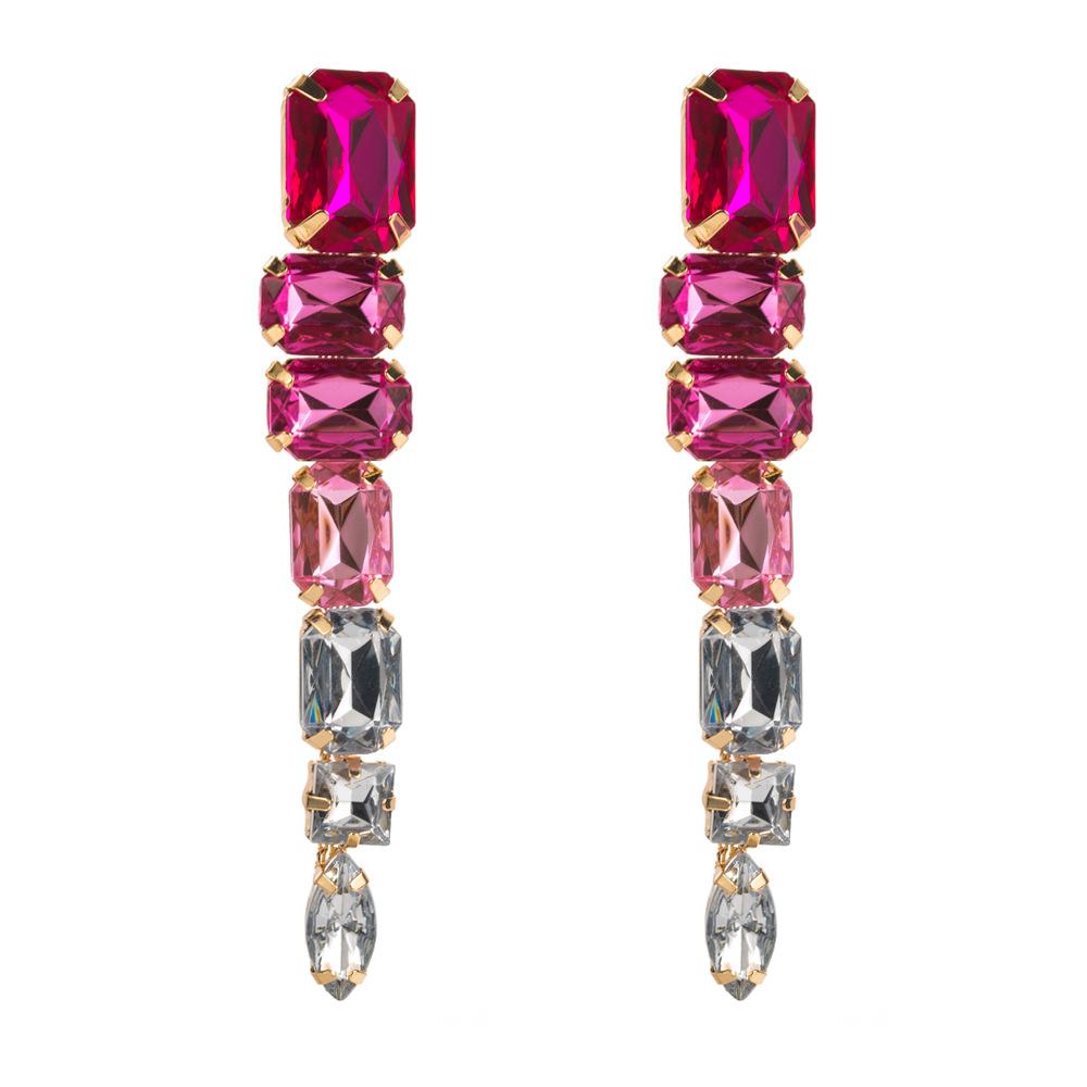 Fashion Alloy Multi-Layer Long Earrings - Elegant and Sophisticated Women's High-Quality Simple Fringe Formal Earrings