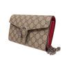 Gucci Dionysus Woc Chain Tiger Head Clasp Logo Red Lining Canvas Wallet Crossbody Shoulder Bag Women Bags Dark-Brown 401231-KHNSN-8698