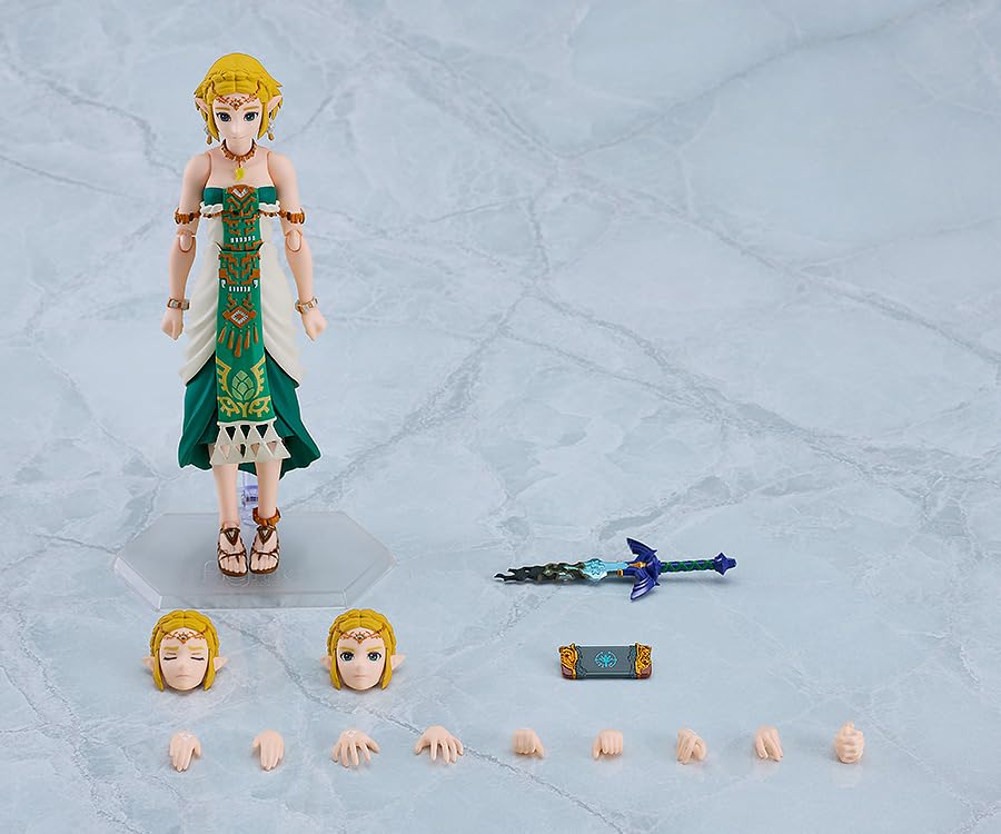 Figma The Legend of Tears of the Kingdom Zelda Tears of the Kingdom Plastic Action Figure Zelda Ver. Non-scale Pre-painted