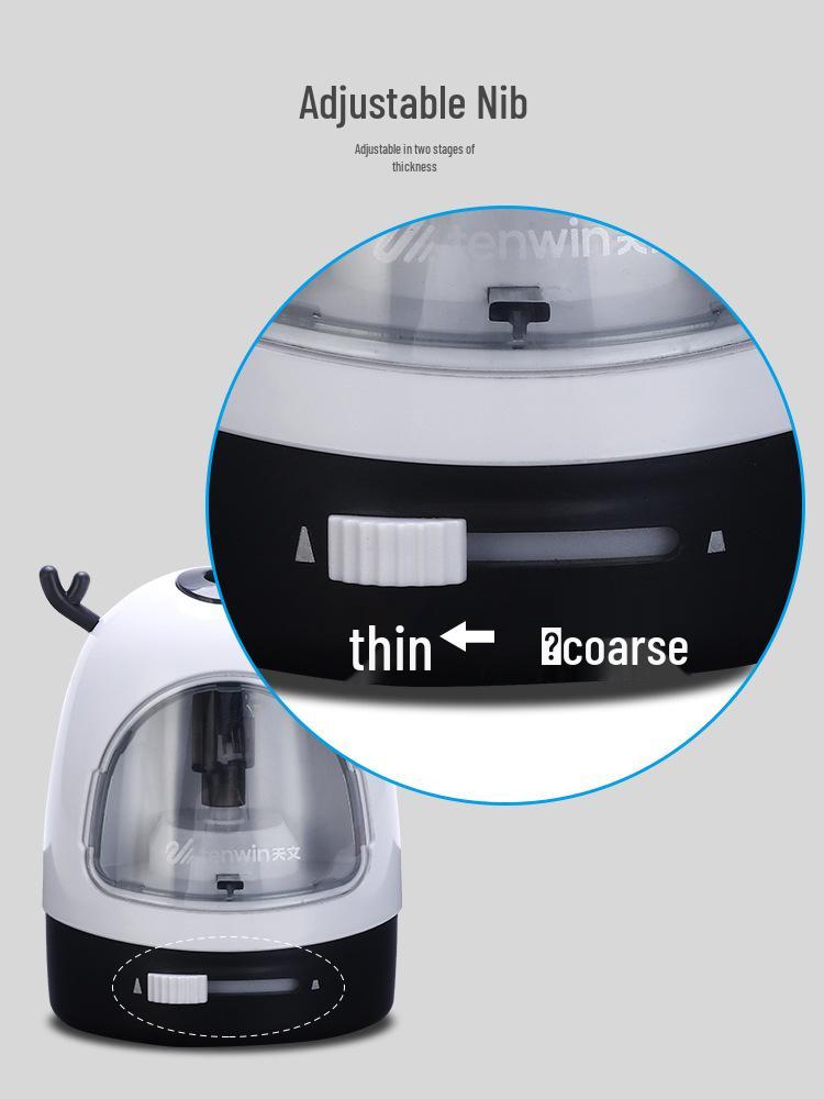 Astronomical Automatic Electric Pencil Sharpener with Refill Blade for Children and Students