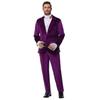 Halloween new hippie, on behalf of retro disco men's purple suit costume