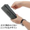 GLIDESMOOTH Pencil Slim Pen Large Solid Stationery Storage Office High School Gray Case, Bag, Capacity, Color, Bag, Supplies, Students, Men's,
