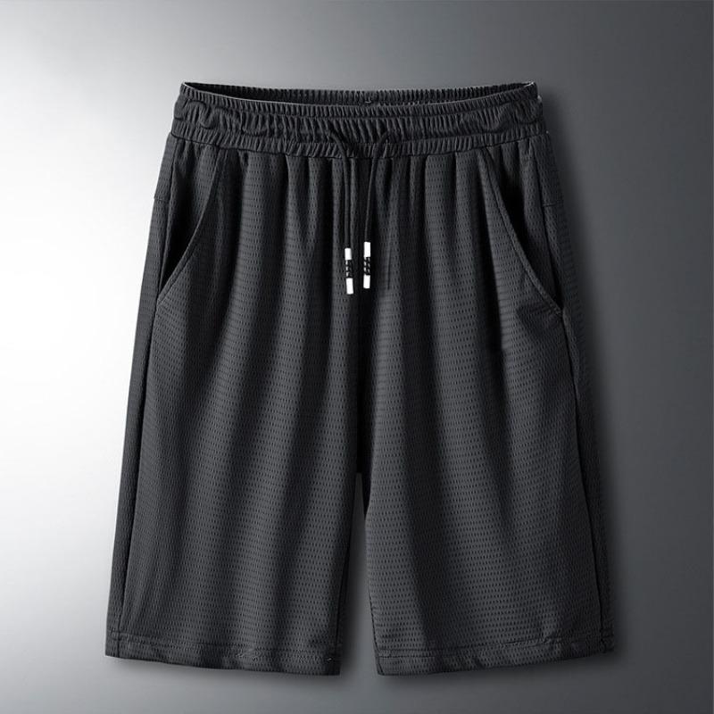 Shorts Men's Summer Ice Silk Thin Quick-drying Loose Basketball Pants Five-point Casual Sports Pants