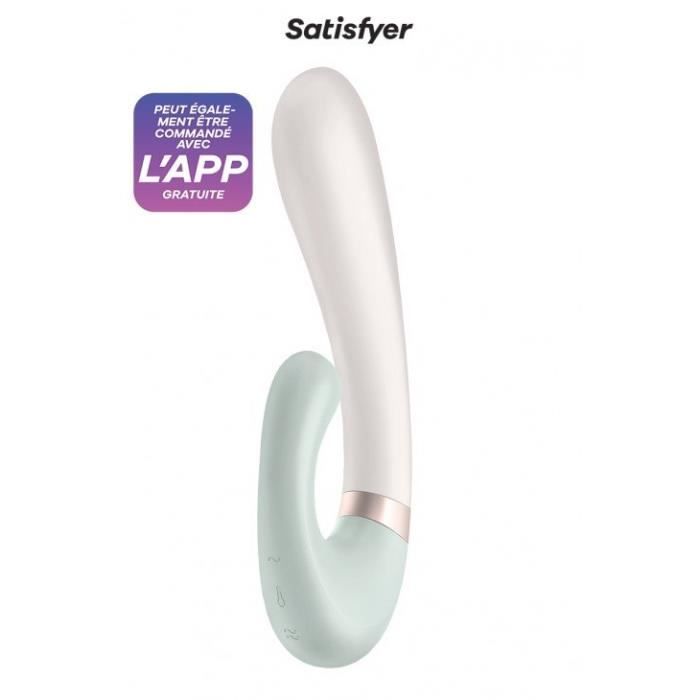 Vibro Rabbit Heat Wave Menthe - Satisfyer