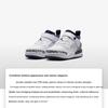 Air Jordan Spizike Low TD Obsidian Baby Sneakers White Pure-Platinum FQ3952-104