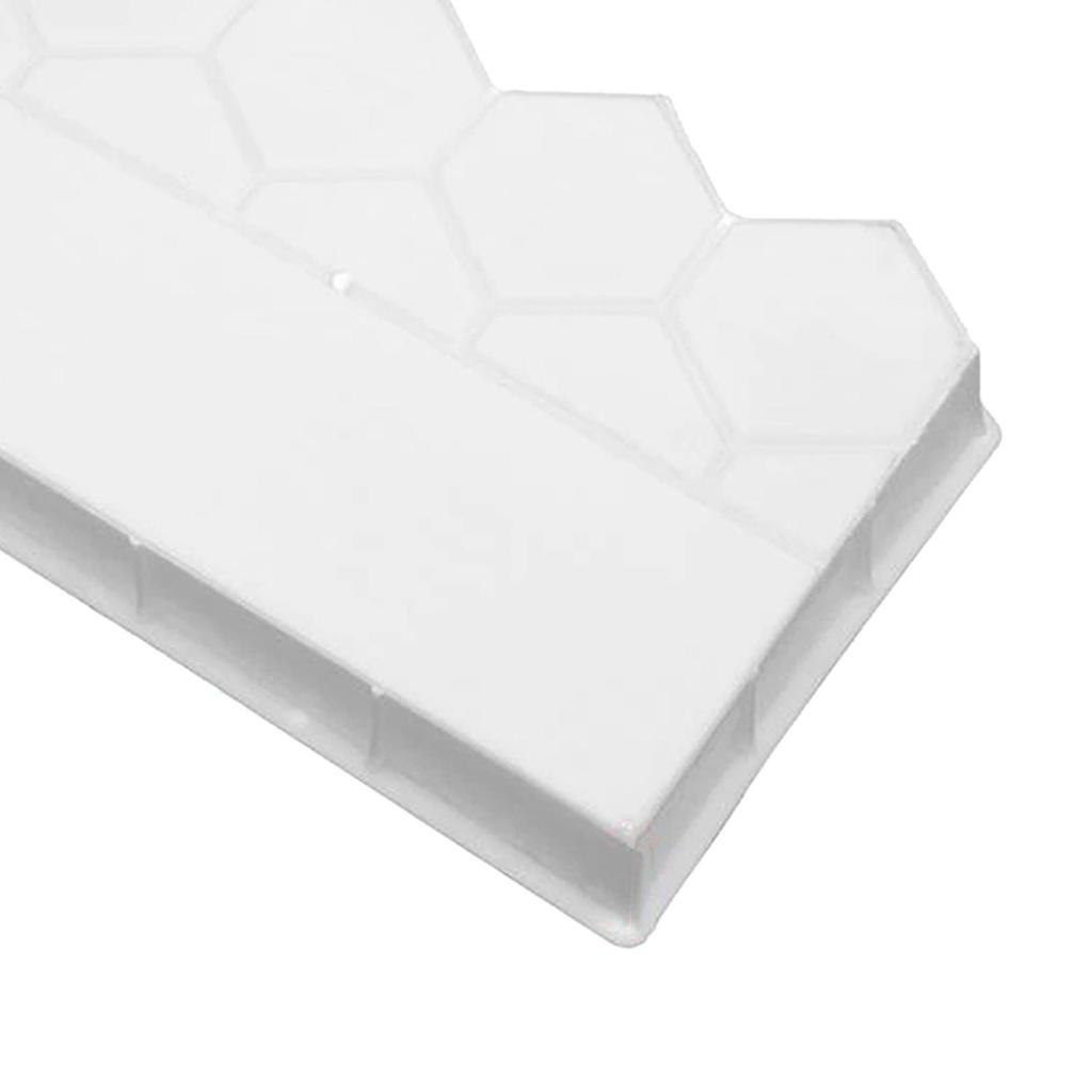 Concrete Mold Plaster Brick Pool Garden Fence DIY Paving Mould Decorative