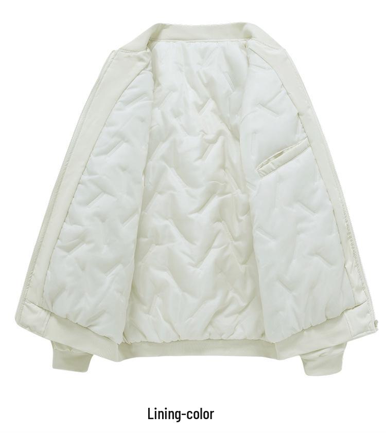 Vielseitige Baumwolljacke mit Baseballkragen für Herren - Gepolstert, warm und bequem für Herbst und Winter