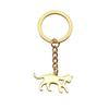 Cat Keychain Poultry Charm Pet Lover Key Holder 28mm Ring