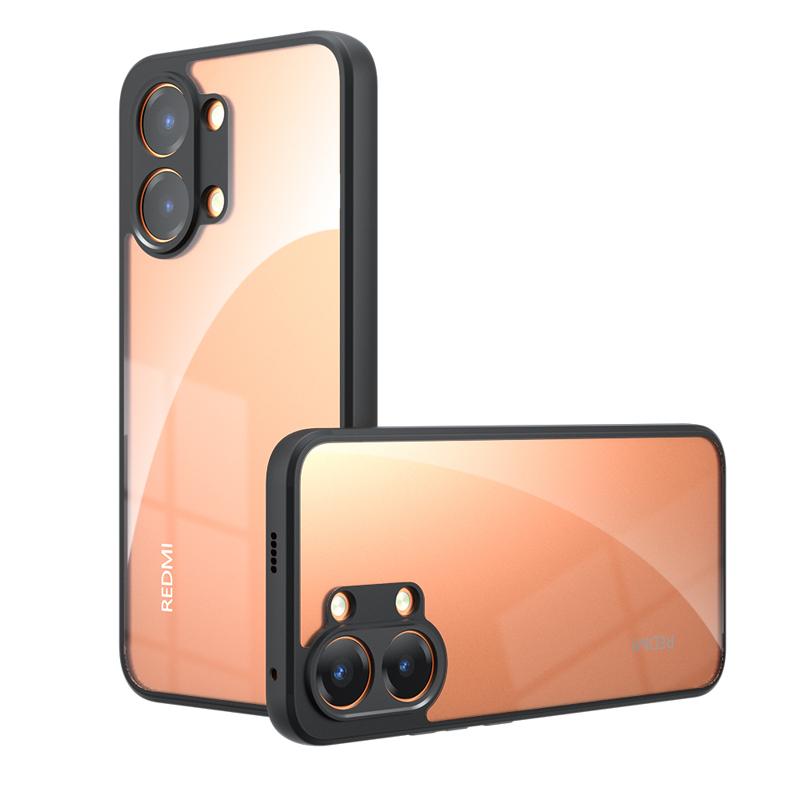 For Xiaomi Redmi Turbo 5 5 Max Case Shockproof Frosted Skin Feel Matte PC+TPU Anti-fingerprint Transparent Cover Redmi Turbo 5