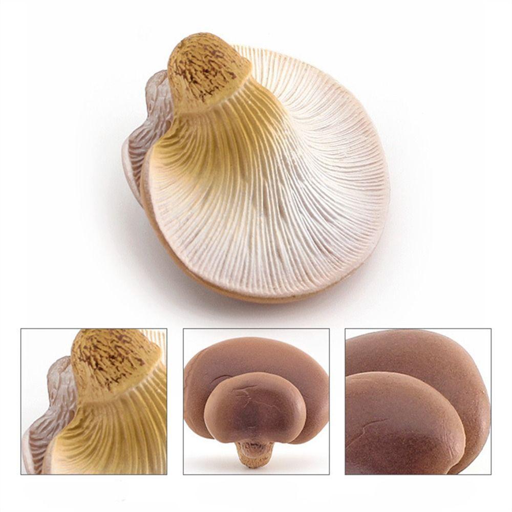 Vegetable Model Fungus Figurines Landscape Miniatures Artificial Simulation Mushroom Plant Teaching Fungus Model