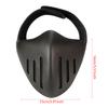 Bouclier Facial Tactique d'Extérieur en TPU Équipement de Protection pour Tir sur Terrain Chasse Jeux de Simulation CS Noir
