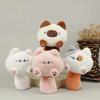 Cute Cat Keychain Children Schoolbag Pendant Household Accessories Bag Pendant Small Doll Student Creative Soft Fluffy Keychain