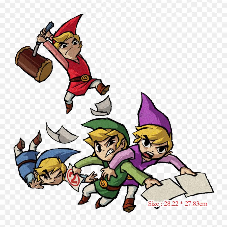 Four Swords Red Link The Legend Of Four Swords Adventu Iron On Heat Transfer Printing Vinyl Patches Sticker for Clothes DIY Appliques Washable Patches