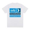 T-shirt Dipartimento Gestione del Rischio Silicon Valley Bank Unisex/Donna Estetica Harajuku Magliette Grafiche Unisex Oversize Sabbia Cotone