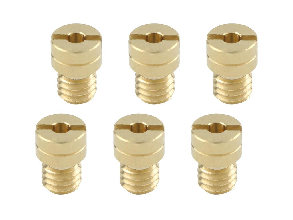 POSH FAITH Motorcycle Main Jet Set for KEIHIN (6 Over) PC18/PC20/PB16/PB18/CVK20 (5x6.7mm) (Small Round) 700005-10