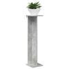 Plant Stand Concrete Grey 25 x 25.5 x 100.5 cm Particleboard