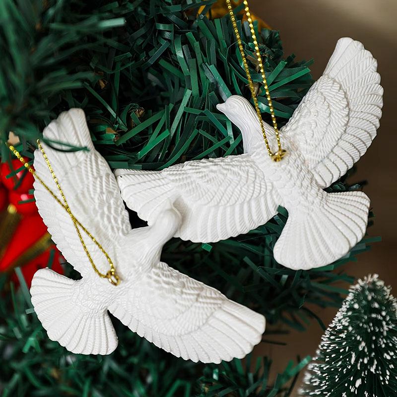 Stil Freundschaftstauben - Kevin Allein zu Haus 1/2 Harz Weihnachtsbaumschmuck Tauben Weihnachtsbaumschmuck - Bestes Geschenk für jemanden Besonderen