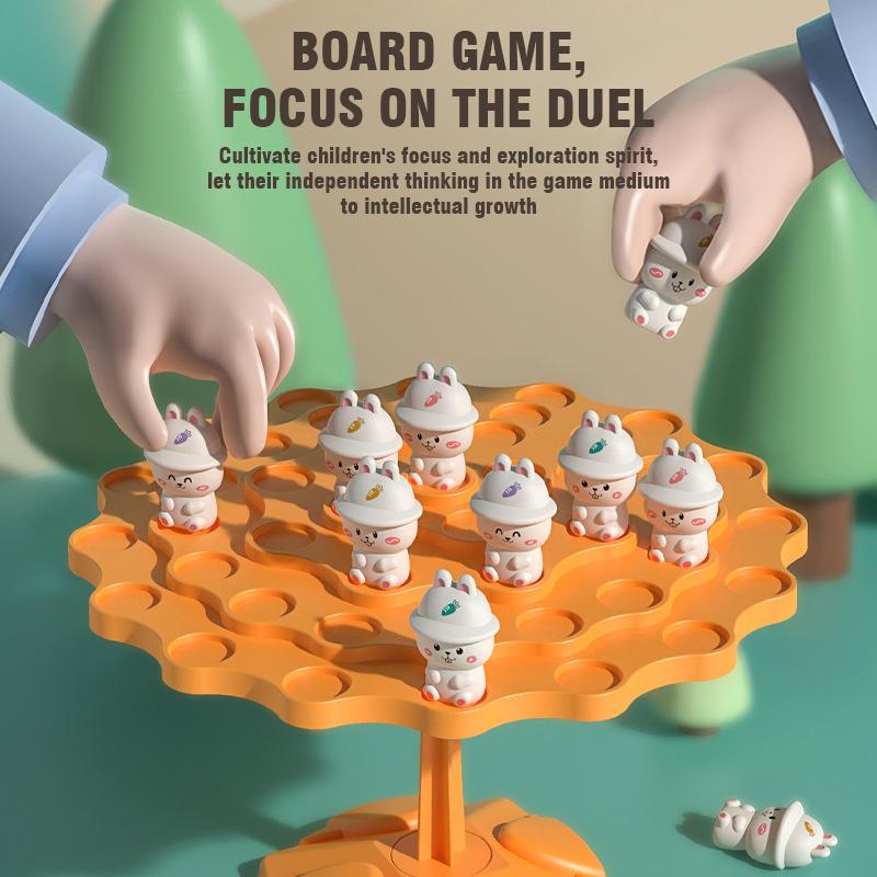 Fun Frog Balance Tree Children Montessori Math Toys Balancing Board Game Parent-child Interaction Tabletop Balance Game Toy Gift