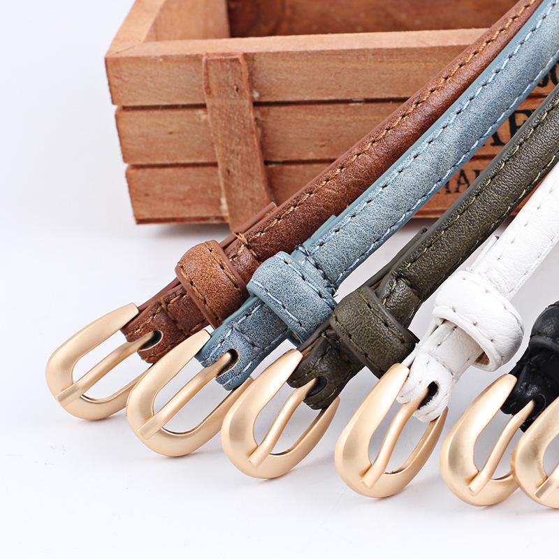 Fine Belt, Ladies' Casual Decorative Dress, Shirt Pin Buckle, Small Belt.