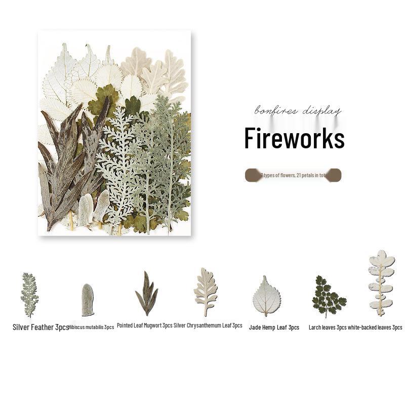 Handmade Resin Pressed Flower Bookmark DIY Kit: Transparent Specimen Stickers & Dried Flowers for Students