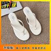 Thick bottom slope heel high heel pinch foot cool slippers women summer wear flip-flops women 2025 new high-end cool slippers women