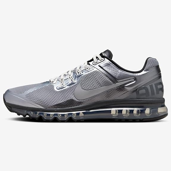 Nike Air Max Metallic Cool Dark Size 2013, Gray/Metallic Gray/Anthracite/Metallic Silver, HQ3481-099, 24.5cm