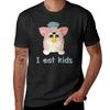 Furby I Eat Kids Tshirt Graphics Graphic T Shirt Vintage Blue Archive Unisex Clothes Compression Shirt Unisex