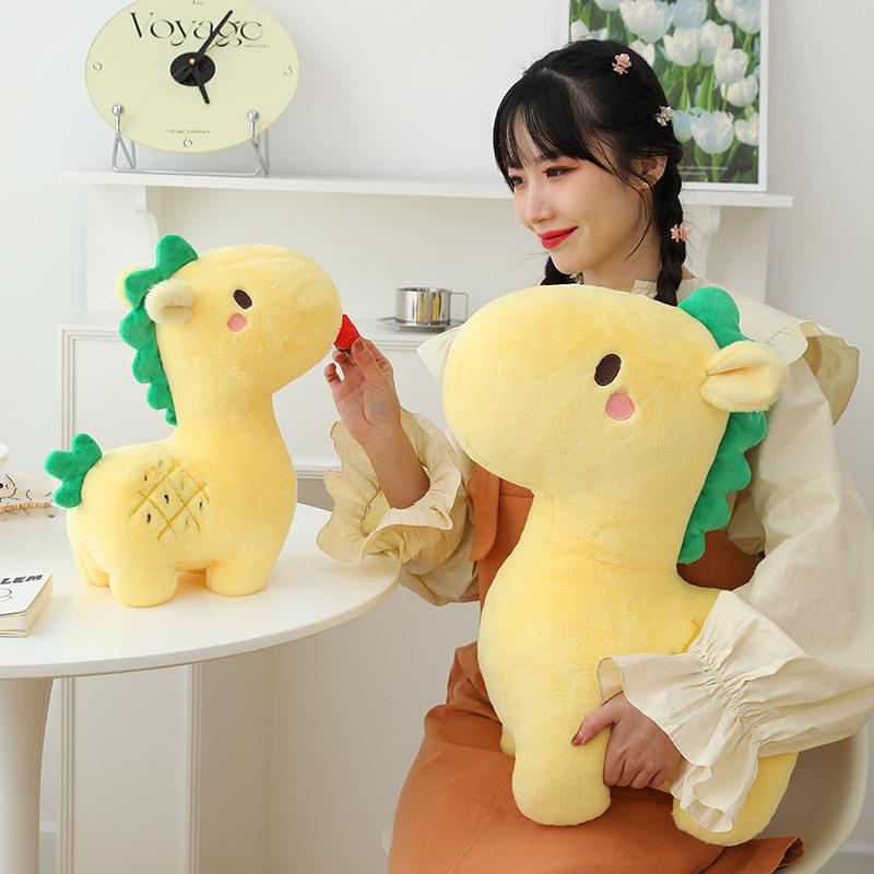 Marco Pineapple Doll Giraffe Plush Toy Girls Valentine'S Day Children'S Birthday Gift Doll