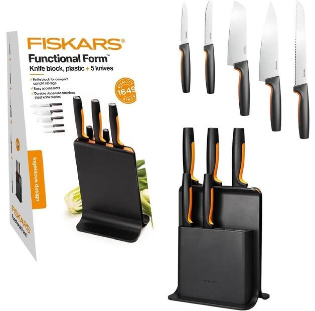 Набор ножей Fiskars Functional Form, 5 предметов (1057554)