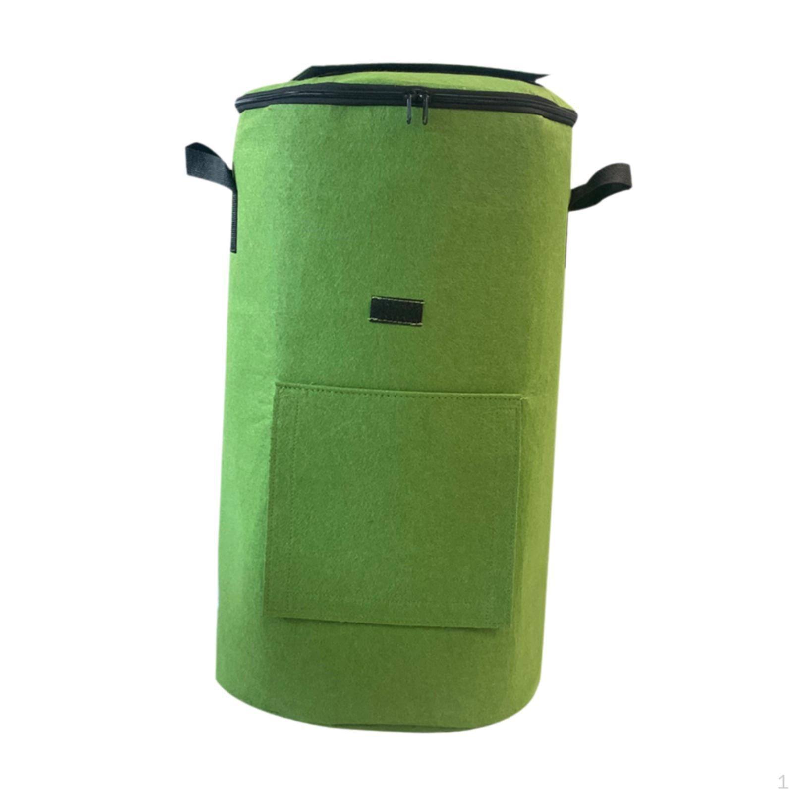 

Мешок для компоста Контейнер Сад Лист с молнией и ручкой для компостирования Green