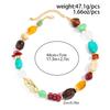 Colorful Beaded Necklace for Women, Multi-Color Irregular Resin Beads Choker, Bohemian Statement Jewelry